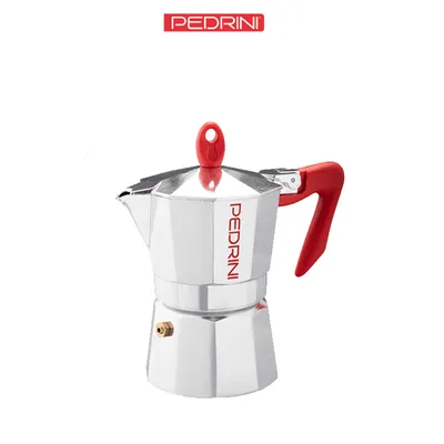 PEDRINI Kaffettiera 3 Cups - Red