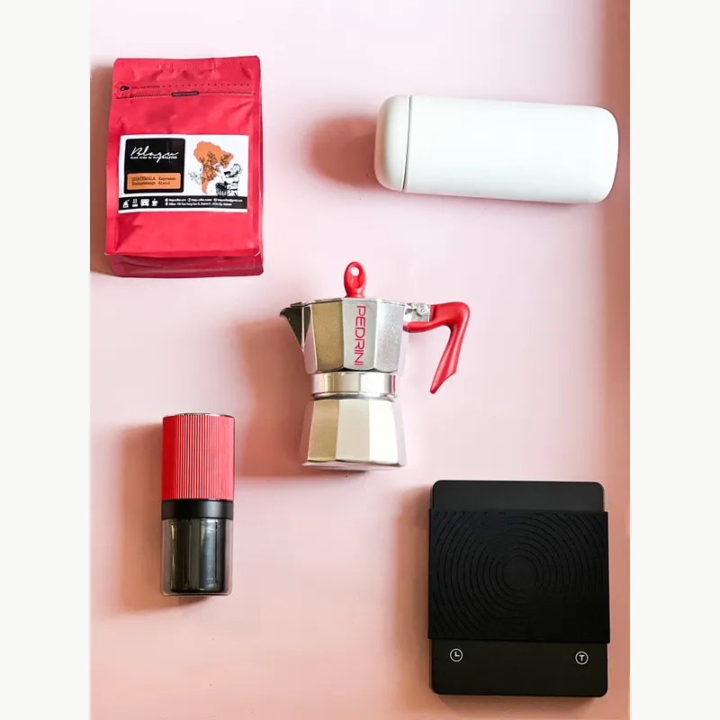 PEDRINI Kaffettiera 3 Tách - Đỏ 15