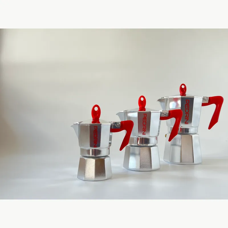 PEDRINI Kaffettiera 3 Tách - Đỏ 2