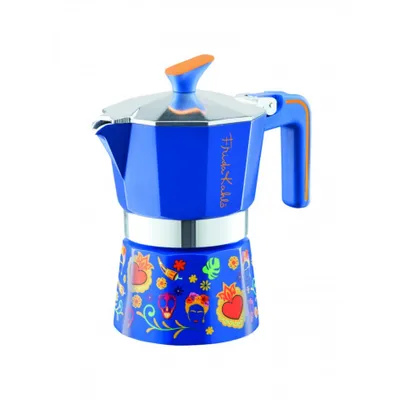 PEDRINI Frida Kahlo Coffee Maker 1 Cup - Blue