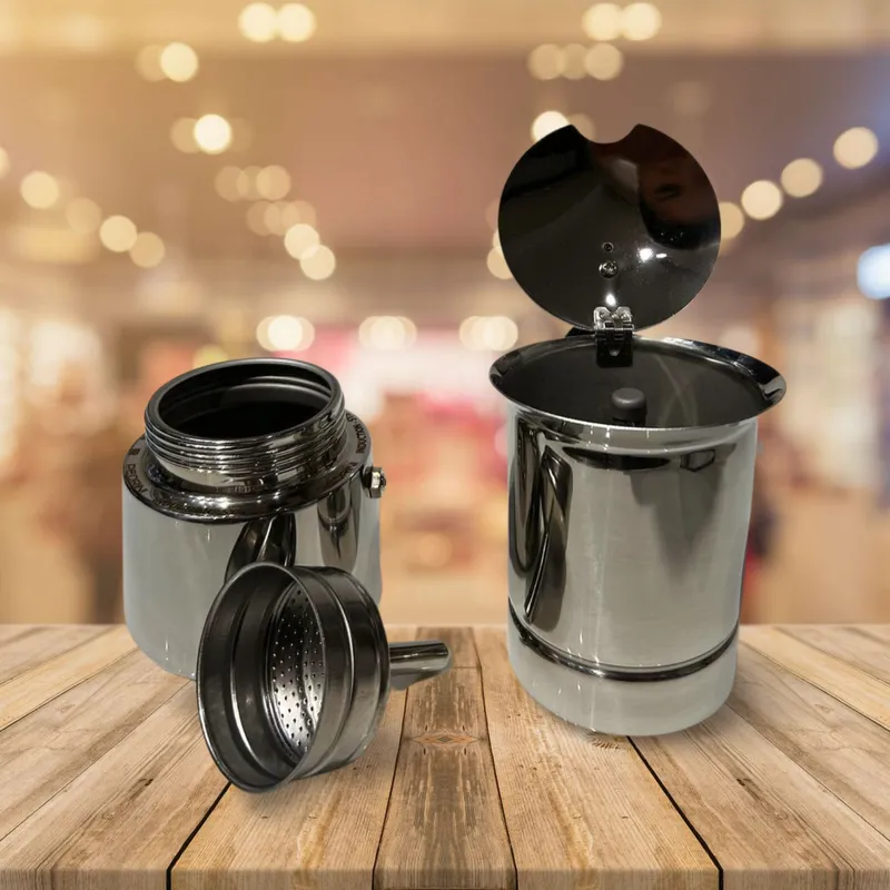 Combo 2x PEDRINI Bộ 3 Gioăng & 1 Lọc Thay Thế Kaffettiera Ấm Pha Cà Phê 3 Tách 6