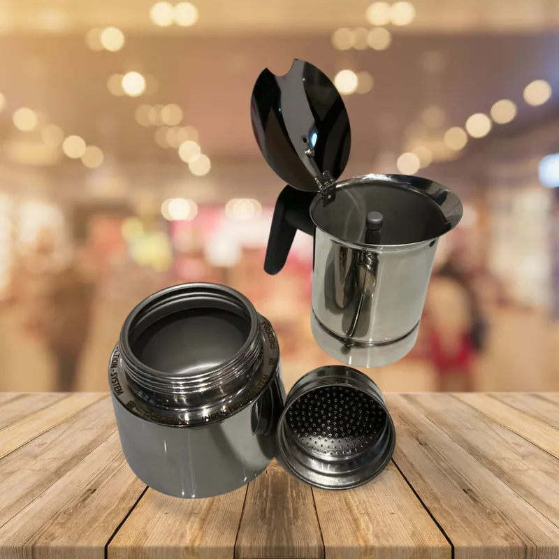 Combo 2x PEDRINI Phễu Thay Thế Kaffettiera Ấm Pha Cà Phê 2 Tách 4
