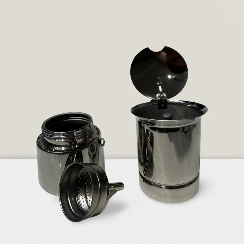 Combo 2x PEDRINI Phễu Thay Thế Kaffettiera Ấm Pha Cà Phê 2 Tách 5