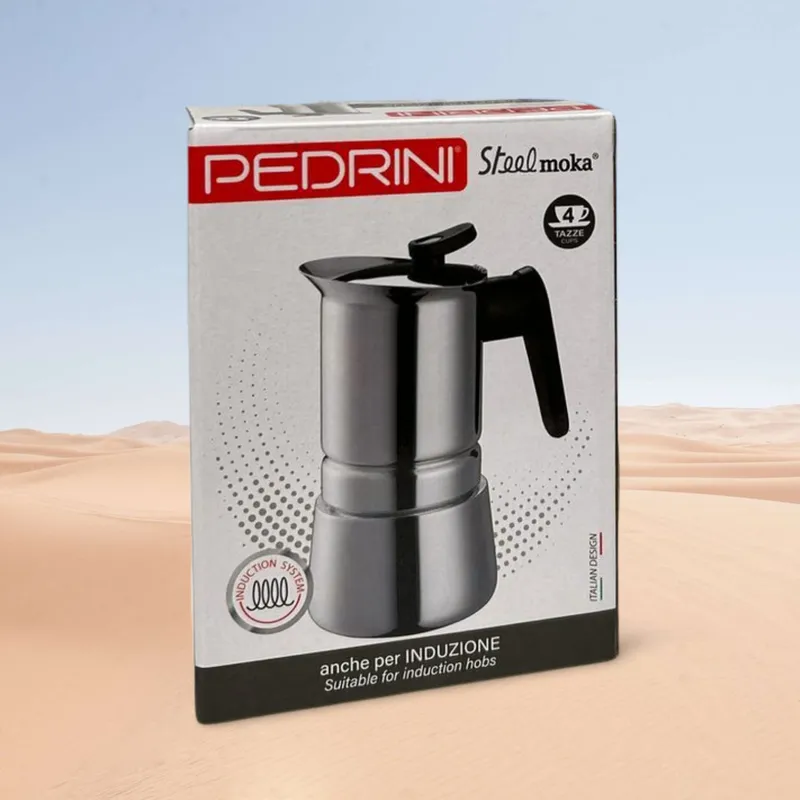Combo 2x PEDRINI Phễu Thay Thế Kaffettiera Ấm Pha Cà Phê 6 Tách 10