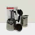 Combo 2x PEDRINI Phễu Thay Thế Kaffettiera Ấm Pha Cà Phê 6 Tách 7