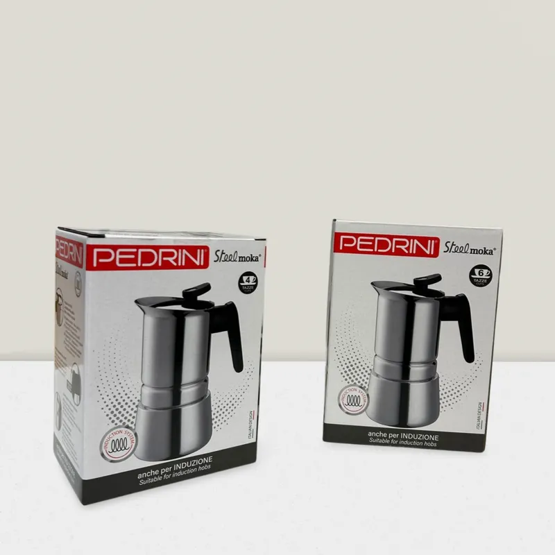 Combo 2x PEDRINI Tay Cầm Thay Thế Kaffettiera Ấm Pha Cà Phê 2 Tách - Đỏ 4