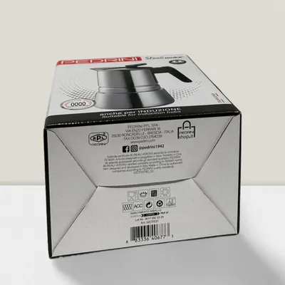 PEDRINI Aroma Coffee Maker 2 Cups - Black