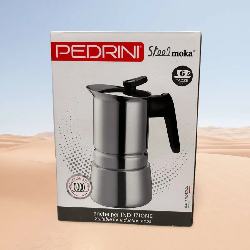 PEDRINI Aroma Ấm Pha Cà Phê 6 Tách - Đen 7