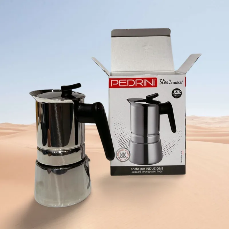 PEDRINI Aroma Ấm Pha Cà Phê 6 Tách - Đen 8