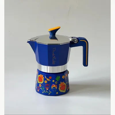 PEDRINI Frida Kahlo Coffee Maker 3 Cups - Blue