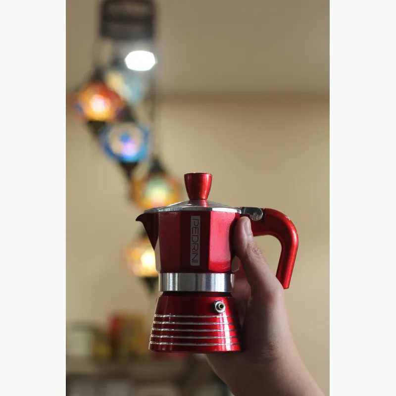 PEDRINI Infinity Passion Ấm Pha Cà Phê 2 Tách - Đỏ 7