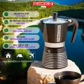 PEDRINI Infinity Rock Ấm Pha Cà Phê 1 Tách - Đen 14