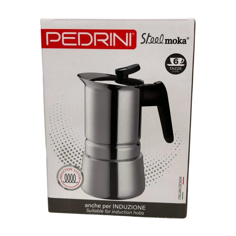 PEDRINI Infinity Rock Ấm Pha Cà Phê 6 Tách - Đen 4