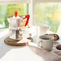 PEDRINI Kaffettiera Ấm Pha Cà Phê 1 Tách - Đỏ 7
