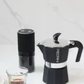 PEDRINI Kaffettiera Ấm Pha Cà Phê 2 Tách - Đen 5