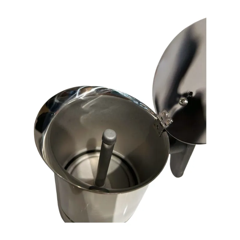 PEDRINI Kaffettiera Ấm Pha Cà Phê 3 Tách - Đen 4