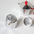 PEDRINI Kaffettiera Ấm Pha Cà Phê 3 Tách - Đỏ 14