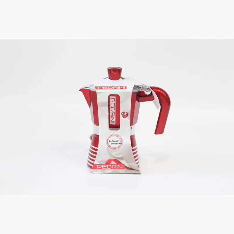 PEDRINI Kaffettiera Ấm Pha Cà Phê 6 Tách - Đen 5