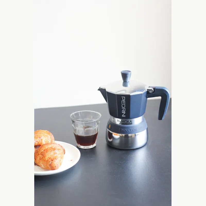 PEDRINI MyMoka Color Ấm Pha Cà Phê 2 Tách - Xanh Lá Vintage 4