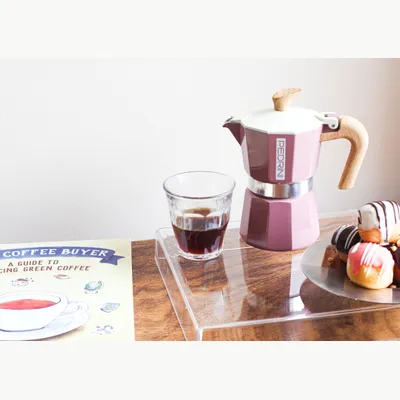 PEDRINI MyMoka Color Coffee Maker 2 Cups - Vintage Pink