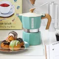 PEDRINI MyMoka Color Ấm Pha Cà Phê 3 Tách - Xanh Lá Vintage 2