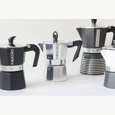 PEDRINI Replacement 3 Gaskets & 1 Filter Kaffettiera Coffee Maker 3 Cups