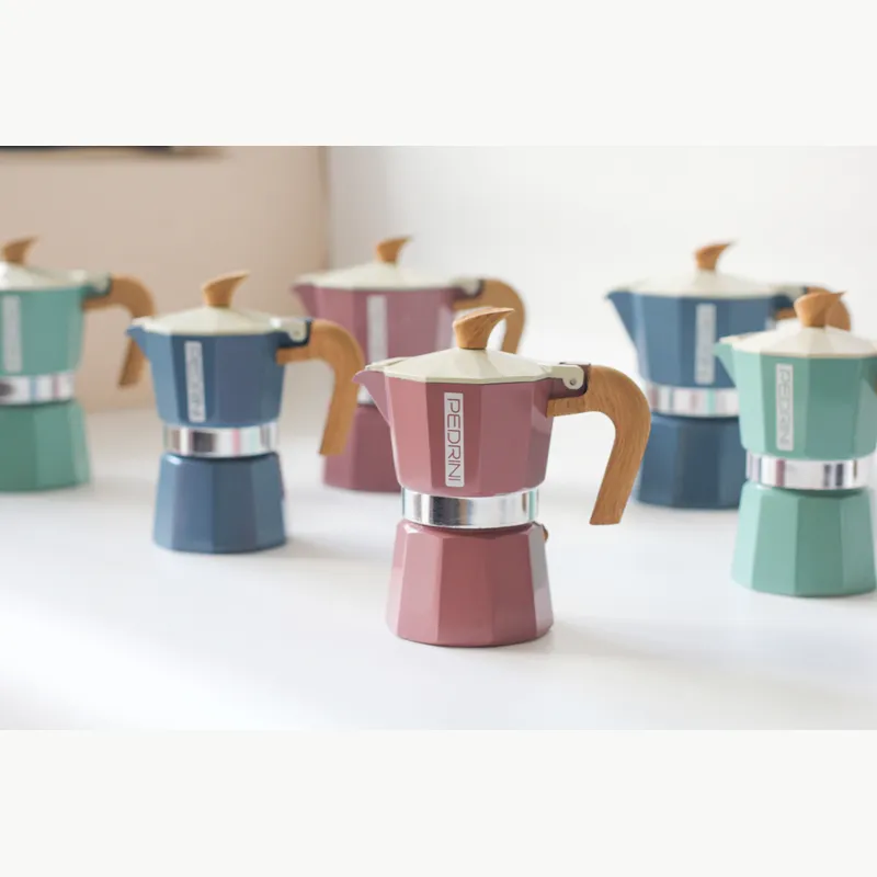 PEDRINI Bộ 3 Gioăng & 1 Lọc Thay Thế Kaffettiera Ấm Pha Cà Phê 6 Tách 4