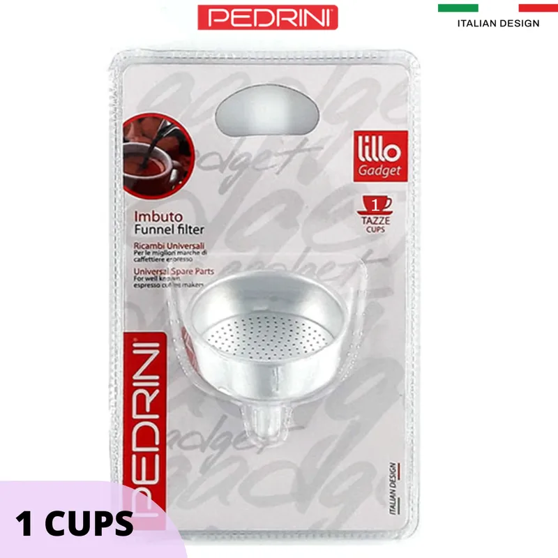PEDRINI Phễu Thay Thế Kaffettiera Ấm Pha Cà Phê 1 Tách 9