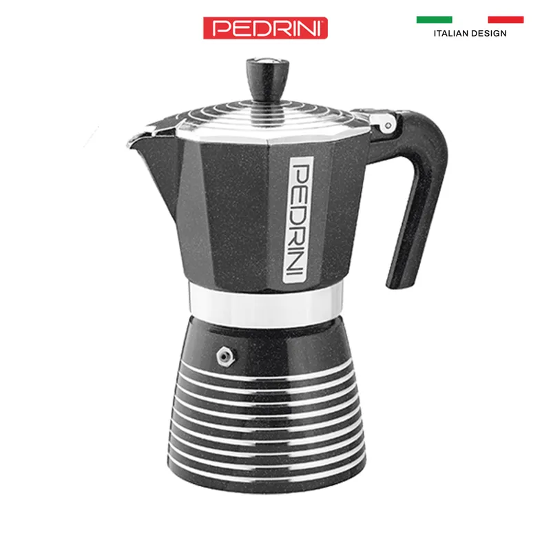 PEDRINI Tay Cầm Thay Thế Kaffettiera Ấm Pha Cà Phê 2 Tách - Đỏ 9