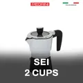 PEDRINI Sei Moka plus Ấm Pha Cà Phê 2 Tách - Nhôm Sơn 7